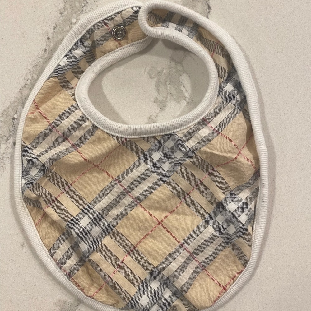 Burberry infant bib